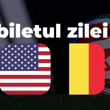 Biletul zilei SUA vs Belgia de la CM 2026 in cota 25 la pariuri Netbet